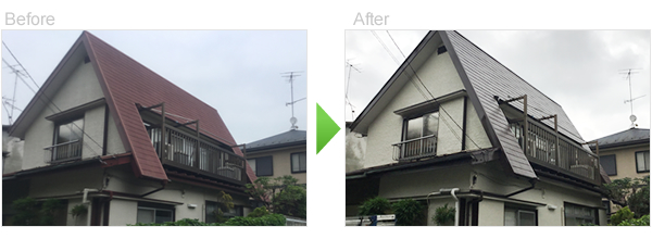 佐倉市　一戸建て住宅の外壁塗装工事　高井ペイント